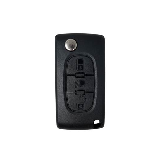 [CI107TE01-AF] PSA C4 PICASSO, C5 3 BUTTONS FLIP KEY REMOTE (6490A2) PCF7941 ID46 433 mhz ASK