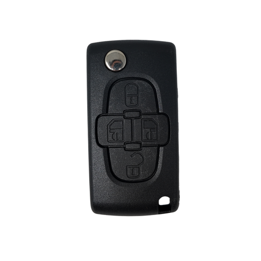 [CI111TE01-AF] TELECOMMANDE PSA C8 RECTANGULAIRE 4 BOUTONS HU83 (6554SF - 649092) PCF7941 ID46 433 mhz ASK