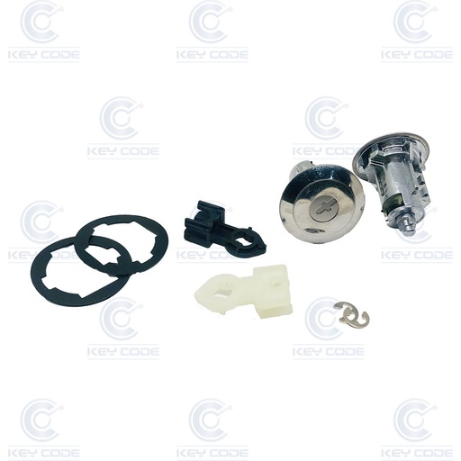 [CI9CP03B-AF] PAIR OF DISASSEMBLED SAXO DOOR LOCKS + SET OF WAFERS (9170AT, 9170AV)