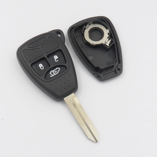 [CR16CS3B] CARCASA MANDO FIJO 3 BOTONES CHRYSLER/JEEP Y160 (BOTONERA PEQUEÑA) 