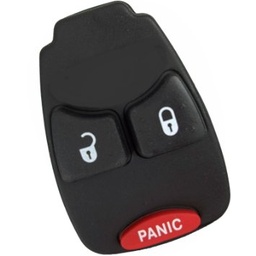 [CRBO3B-PQ] CHRYSLER 2+1 BUTTON RUBBER PAD (SMALL BUTTONS) - PANIC BUTTON