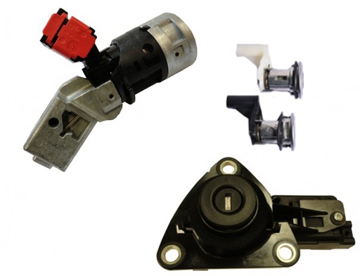 [DA102JC01-OE] KIT SERRURES DACIA DUSTER (2017-2018) VAC102 (DEMARREUR ENCURVE, 2  PORTES ET COFFRE) 806015881R - ORIGINALE - 