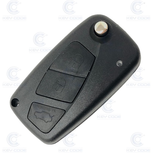 [FI103TE06-AF] MANDO PLEGABLE FIAT DE 3 BOTONES PARA DUCATO, BRAVO, STILO Y LINEA (71738117, 71749494) ID48 MARELLI