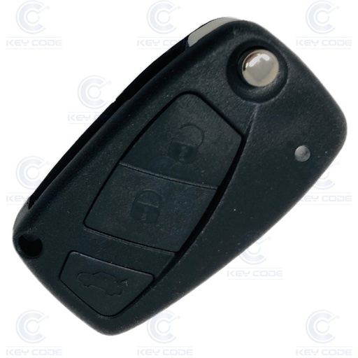 [FI106TE04-OE] TELECOMMANDE PLIABLE 3 BOUTONS FIAT PANDA ( PCF7941 ID46) SIEMENS SANS EBAUCHE 433 Mhz