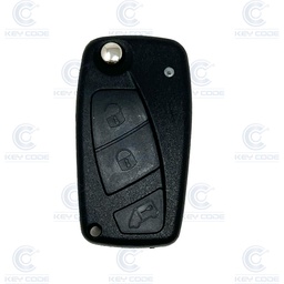 [FI22CS3B-CSN] CARCASA FIAT PLEGABLE DE 3 BOTONES NEGRA (PORTAPILAS TRASERO)