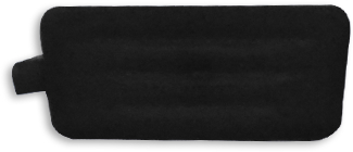 [FIBO1B-N] BOUTON FIAT CAOUTCHOUC 1 POUSSOIR NOIR