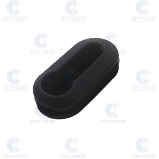 [FIFS3B-N] FUNDA DE SILICONA PARA MANDOS PLEGABLES FIAT DE 3 BOTONES - NEGRO 