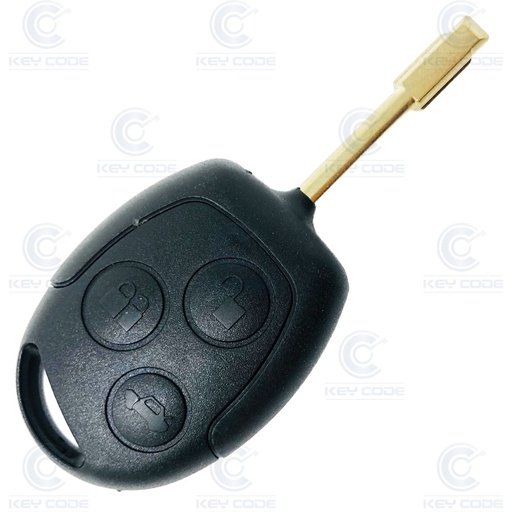 [FO100TE01-63-AF] FORD FOCUS, MONDEO, FIESTA 3 BUTTONS REMOTE - ID63 (1699827, 1233541) 433 mhz ASK