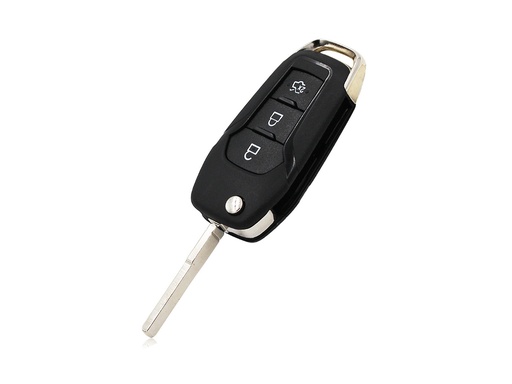 [FO101CS3B-E] 3-BUTTON FOLDABLE REMOTE CASE FOR FORD ESCORT (+2013) HU101