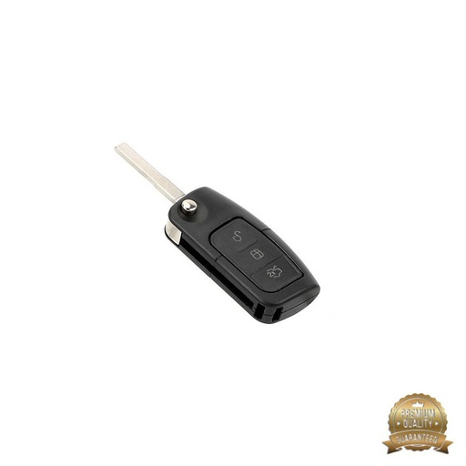 [FO101CS3B-X2-P] FORD 3 BUTTONS FLIP REMOTE CASE WITH BLADE HU101 - PREMIUM QUALITY (X2 BUTTON)
