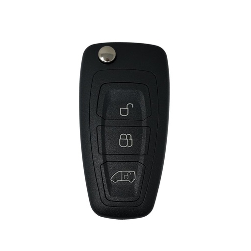 [FO101TE02-AF] FORD TRANSIT, TOURNEO FLIP REMOTE KEY (3 BUTTONS)  ID63 (T17) 80 bits (2040178, 1810734, 2515710) 433 mhz FSK  (Compatible with Autel, Obdstar y Xtool).