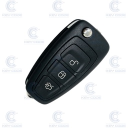[FO102TE01-OE] FORD FOCUS/MONDEO/C-MAX/TRANSIT CONNECT FLIP 3 BUTTONS REMOTE WITHOUT KEY BLADE (2007+) ID63  80 bit 433 Mhz (1796434, 2180803, 2180803, 1885313) - FACTORY ORIGINAL