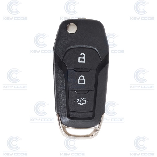 [FO108TE02-OE] MANDO PLEGABLE DE 3 BOTONES DE FORD KA+, MONDEO (2105677, 1892737) ID47 433 mhz - ORIGINAL 