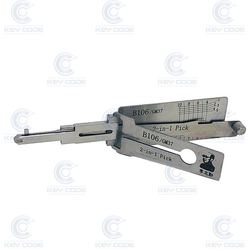 [GM37(B106,B107)-AG] CROCHET LISHI 2-1 GENERAL MOTORS GM37