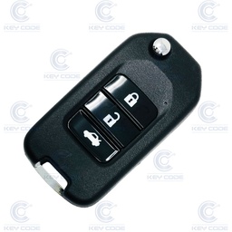 [HO100TE11-OE] FLIP REMOTE KEY WITH 3 BUTTONS FOR HONDA (35118TV0315) PCF7952X ID47 HITAG AES 433 mhz FSK - GENUINE