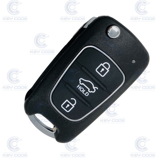 [HY105TE01-OE] TELECOMMANDE I30 PLIABLE 3 BOUTONS (954302L600) PCF7936 ID46 433 mhz ASK SANS EBAUCHE - ORIGINALE