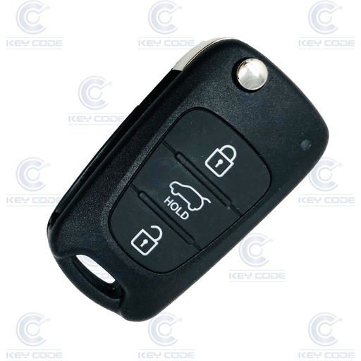 [HY105TE02-OE] TELECOMMANDE PLIABLE AVEC 3 BOUTONS POUR HYUNDAI I30 (+2012) ID60 433 mhz FSK (95430A5100, 95430A5101) - ORIGINALE SANS EBAUCHE
