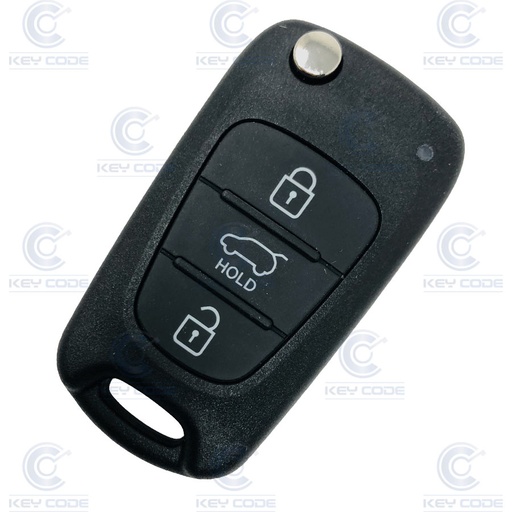 [HY107TE02-OE] TELECOMMANDE PLIABLE AVEC 3 BOUTONS POUR HYUNDAI I235 (95430-1K001) ID60 SANS EBAUCHE 433 Mhz - ORIGINALE