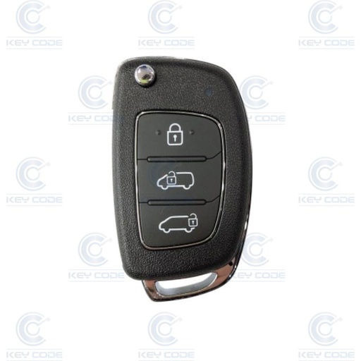 [HY110TE01-OE] TELECOMMANDE PLIABLE HYUNDAI H350 3 BOUTONS (95810 59000) 433 Mhz - ORIGINALE -