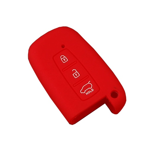 [HYFSI3B-R] SILICONE CASE FOR 3-BUTTON INSERTABLE HYUNDAI REMOTES - RED
