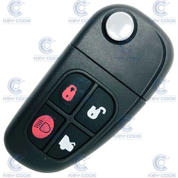 [JG100TE04-AF] MANDO PLEGABLE 4 BOTONES X-TYPE, S-TYPE, XJ Y XJR CON ESPADÍN (C2C35284) 4D60 430 mhz ASK