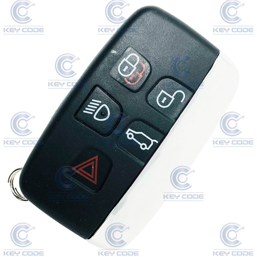 [JG102TE02-OE] MANDO KEYLESS DE JAGUAR F, XF, XJ, XE 5 BOTONES PCF7953 ID49 (C2D51458) 433 Mhz - ORIGINAL