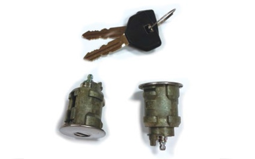 [JP16CP01B-AF] DISASSEMBLED DOOR LOCK JEEP WRANGLER (02-03)