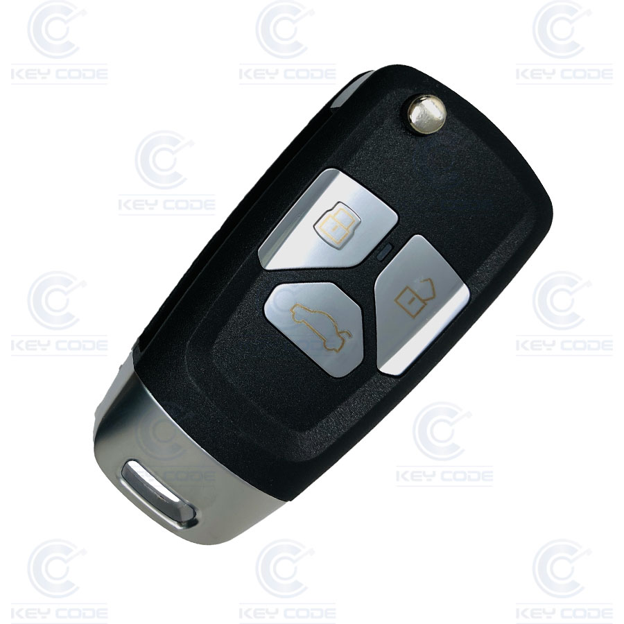 MANDO AUDI MODERNO DE 3 BOTONES PARA KEYDIY