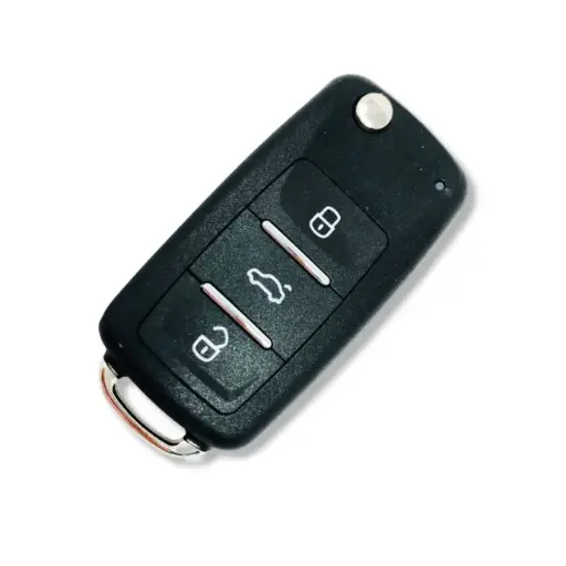 [KD_NB08] CONTROLE REMOTO UNIVERSAL DE 3 BOTÕES TIPO VAG PARA PCF COM TRANSPONDER HITAG