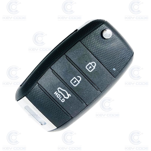 [KI104TE03-OE] FOLDABLE 3-BUTTON REMOTE KIA CARENS (95430A4200) ID60 6F 433 MHZ - ORIGINAL
