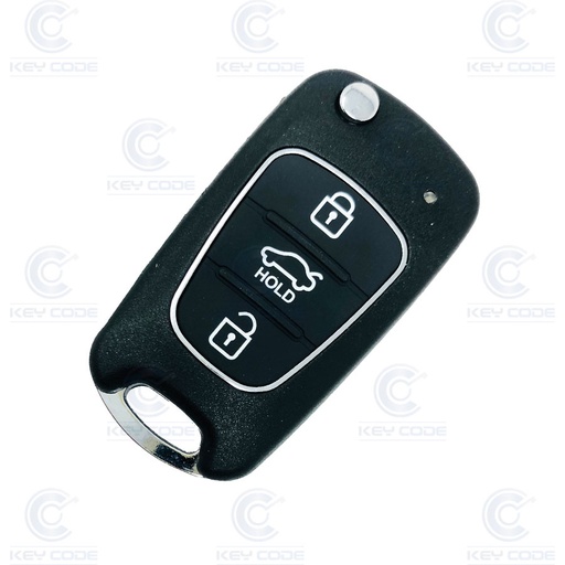 [KI106TE01-OE] TELECOMMANDE KIA CEED PLIABLE 3 BOUTONS (954301H510, 819961H200) PCF7936 ID46 433 Mhz FSK - ORIGINALE