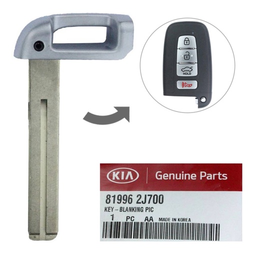 [KI48ES02-OE] EBAUCHE TELECOMMANDEKEYLESS KIA TOY48 (819962J700) - ORIGINALE