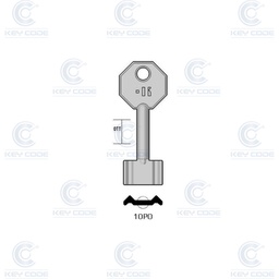[KL-10PO] LLAVE KEYLINE DOBLE PALETA 10PO (5PT11, PTN-5G)