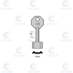 [KL-10PO] LLAVE KEYLINE DOBLE PALETA 10PO (5PT11, PTN-5G)