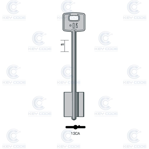[KL-13CA] LLAVE KEYLINE DOBLE PALETA 13CA (CSL, CI4G)