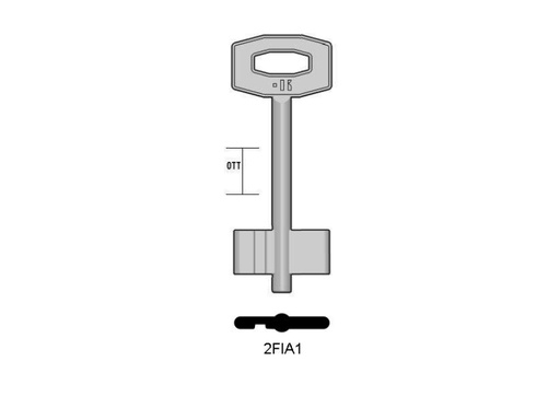 [KL-2FIA1] LLAVE KEYLINE FIAM 2FIA1 (F, FM-1G)