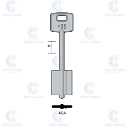 [KL-4CA] LLAVE KEYLINE CISA DOBLE PALETA 4CA (5CS2, CI-6G)