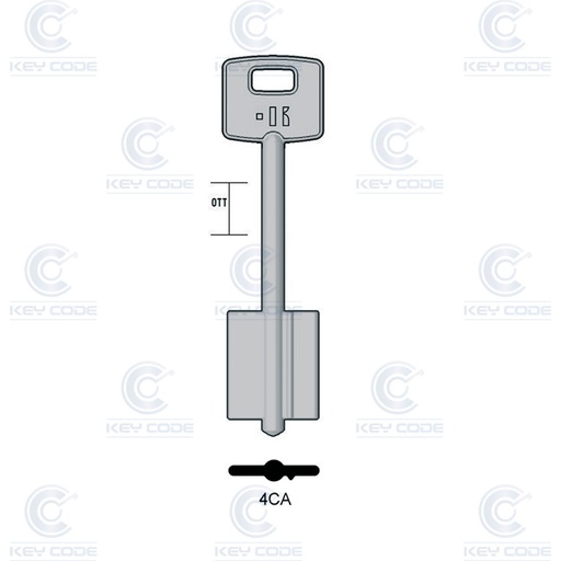 [KL-4CA] CLÉ KEYLINE CISA 4CA (5CS2, CI-6G)