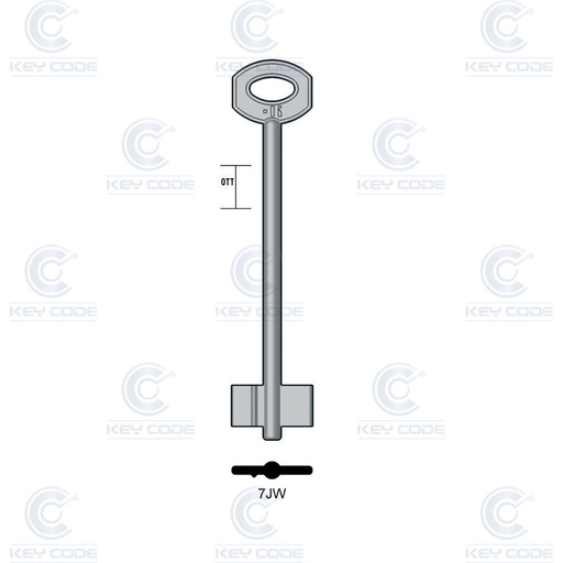 [KL-7JW] LLAVE KEYLINE 7JW (JW70, JW-70G)