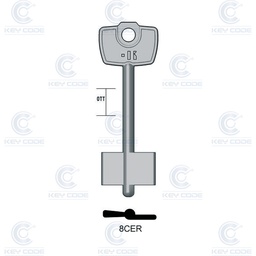 [KL-8CER] LLAVE KEYLINE CERUTTI 8CER (C, CRT-5G)