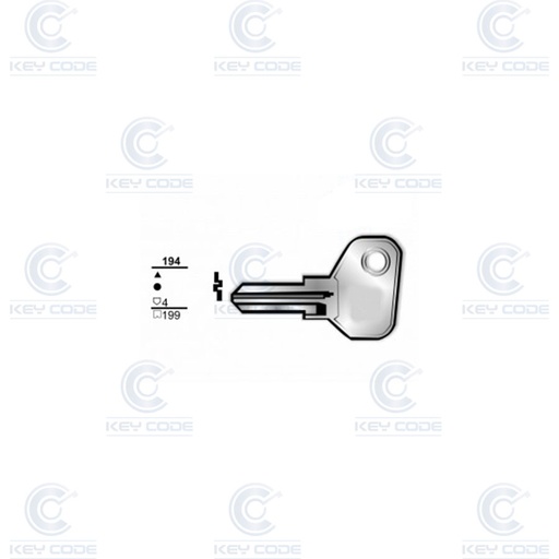 [KL-ABS3R] LLAVE YALE KEYLINE ABS3R (KEY1, AB-8I)