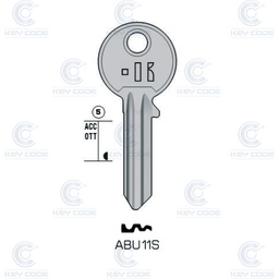 [KL-ABU11S] LLAVE KEYLINE ABUS ABU11S (AB10R, ABU-2I) 