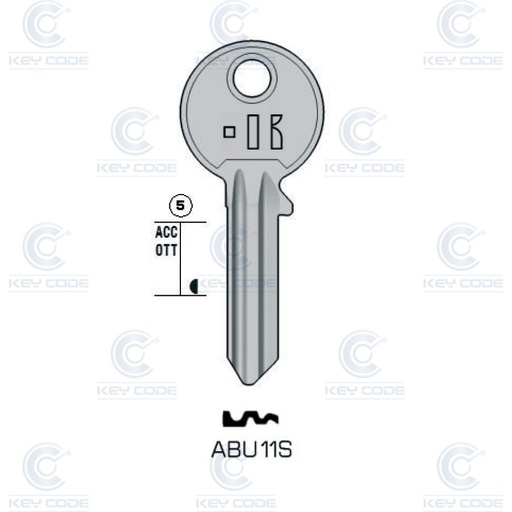 [KL-ABU11S] LLAVE KEYLINE ABUS ABU11S (AB10R, ABU-2I) 