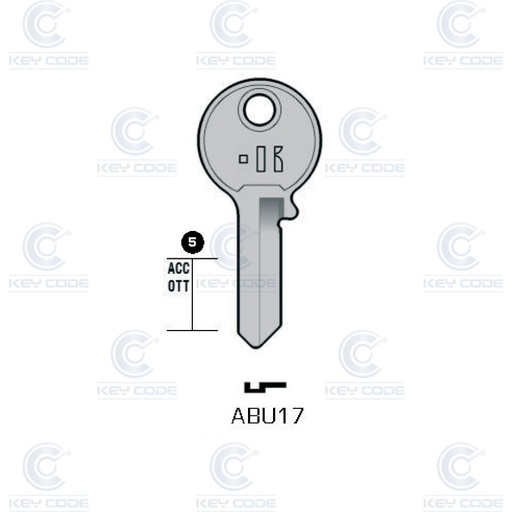 [KL-ABU17] LLAVE KEYLINE ABUS ABU17 (AB17, ABU-60)