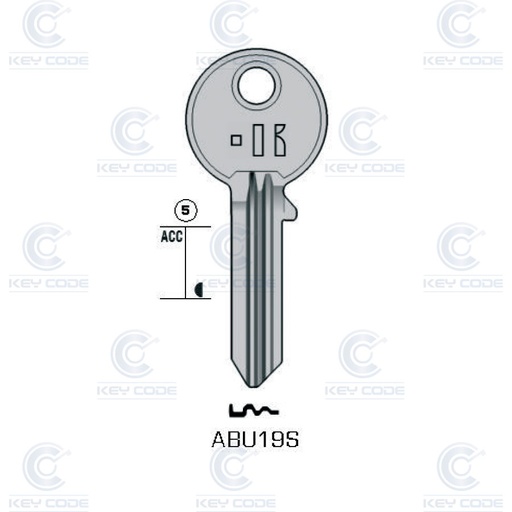 [KL-ABU19S] LLAVE KEYLINE ABU19S (AB36R, CI-15)