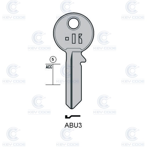 [KL-ABU3] LLAVE KEYLINE ABUS ABU3 (AB14, ABU-4I)
