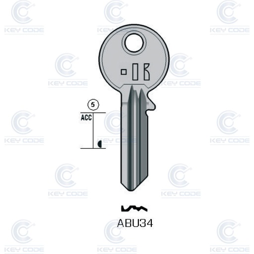 [KL-ABU34] LLAVE KEYLINE ABU34 (AB54)