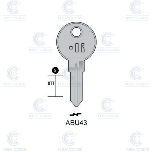 [KL-ABU43] LLAVE KEYLINE ABU43 (AB43, ARN-3)