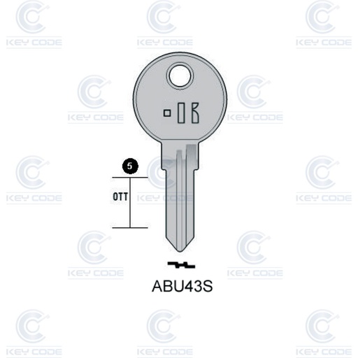 [KL-ABU43S] CLÉ KEYLINE ABU43S (AB43R, ARN-3D)