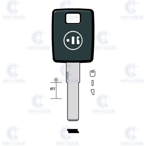 [KL-AD66TK] POD KEY AUDI AD66 (HU66-HU-HAAP)